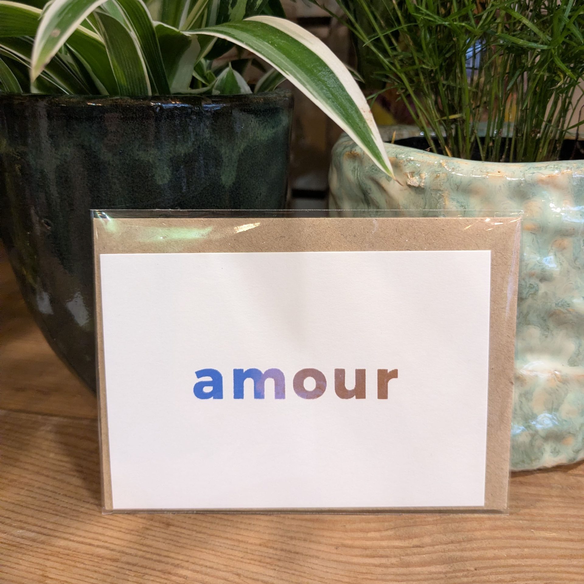 Carte message "Amour"