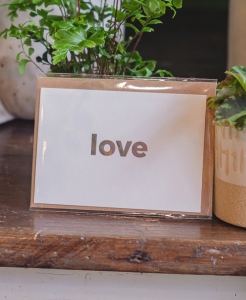 Carte message « Love »