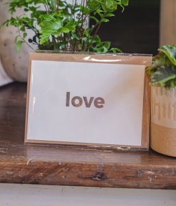 Carte message « Love »
